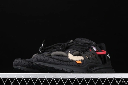 x O-W Black Air AA3830-002 Nike Presto 0220